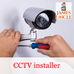 CCTV installer Mr. Dipak Mondal in Kanchrapara